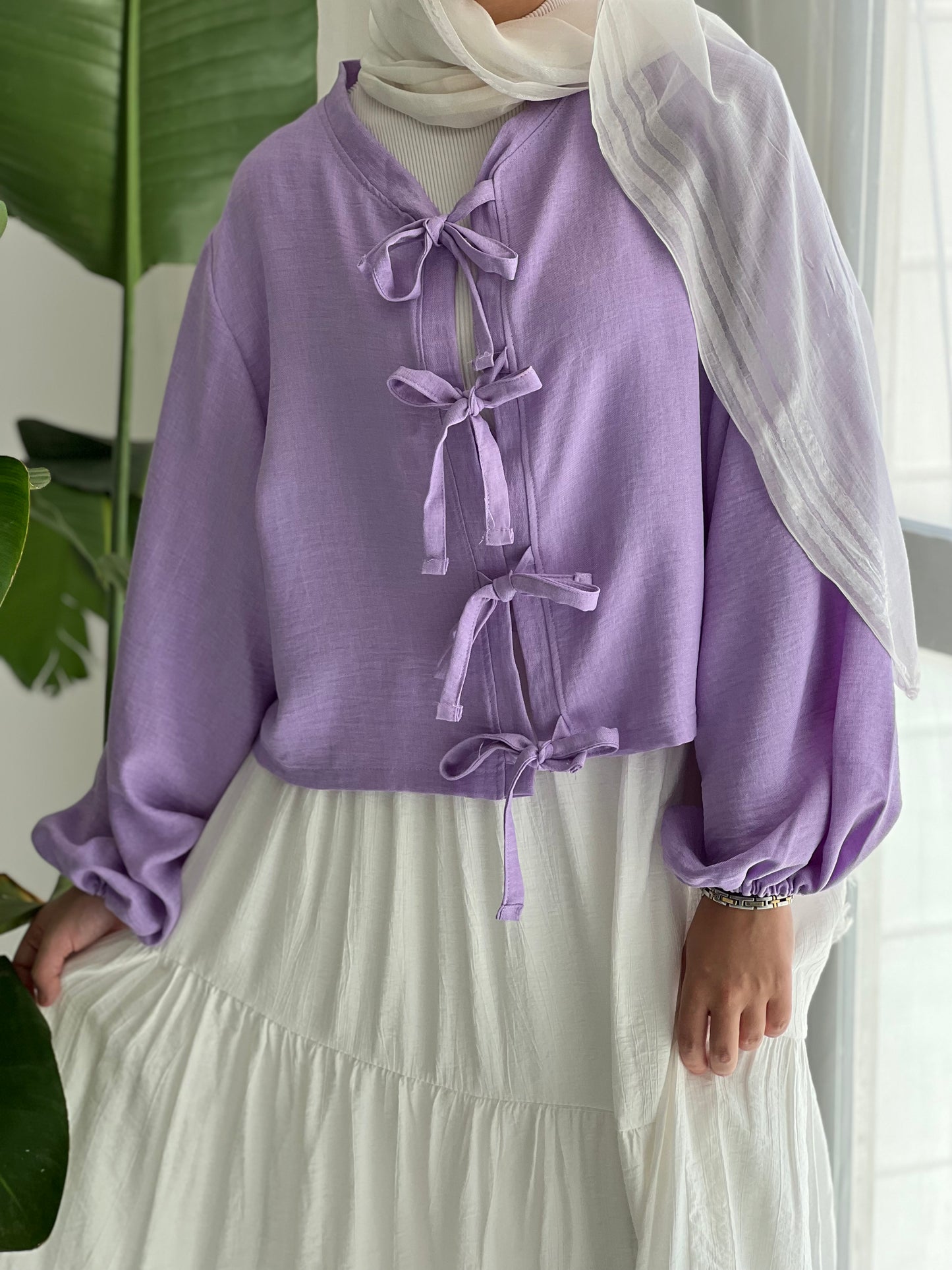 Iris Top In Lavender