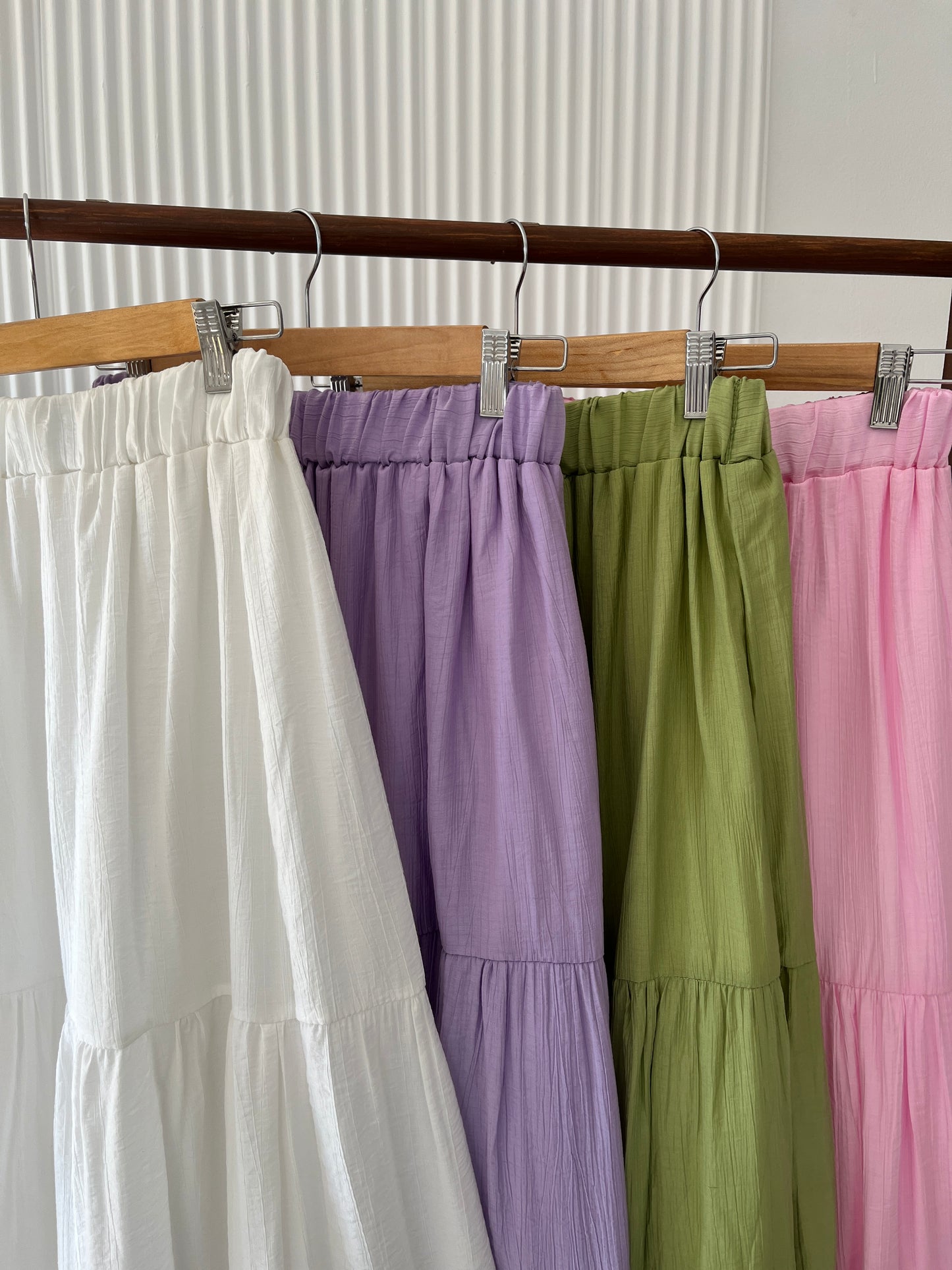 Pastel Breeze Skirt In Pink