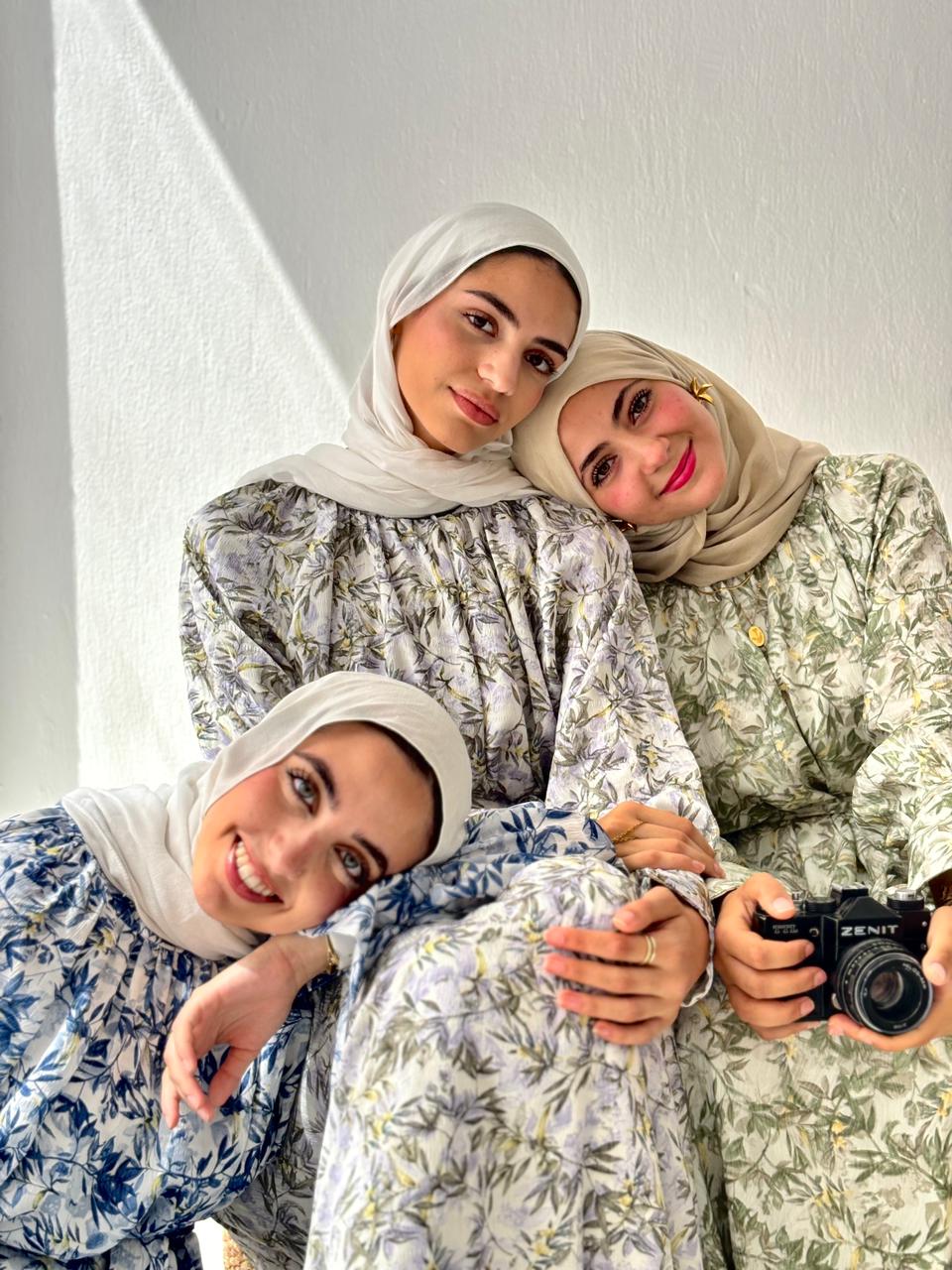 Nawarah Dress In Blue