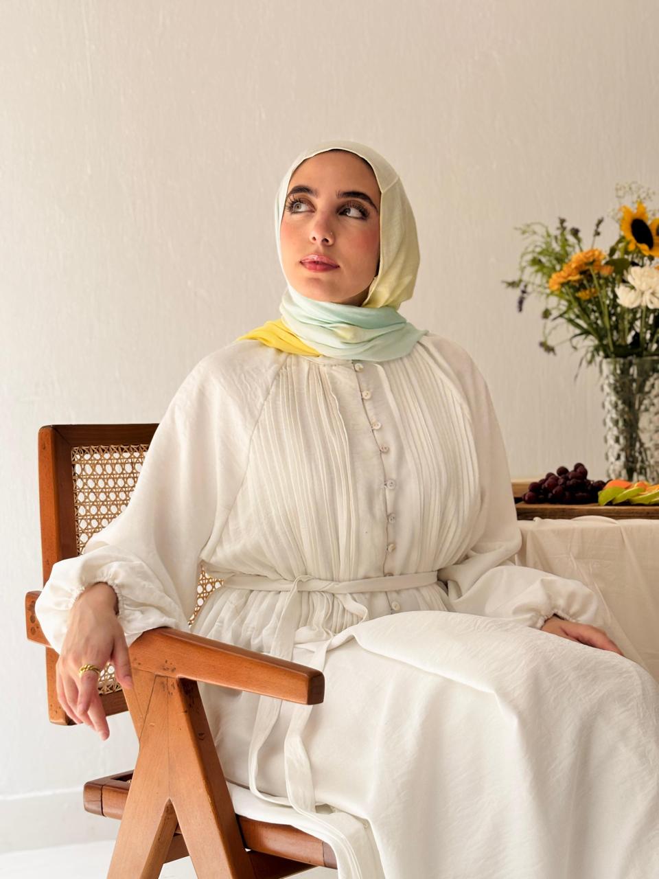 Luna Dress In White