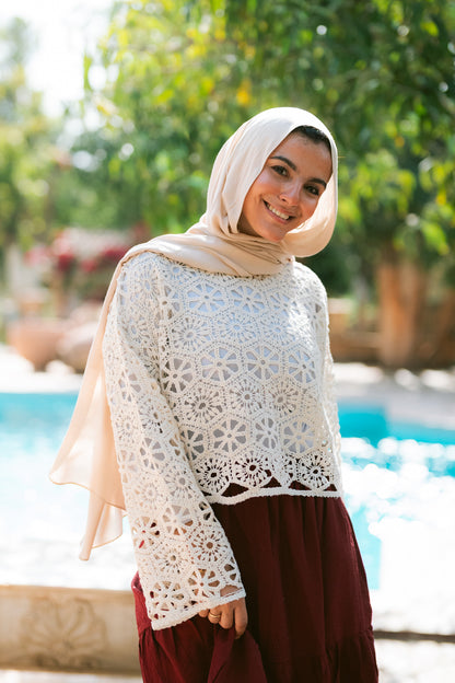 Mesh Knit Top