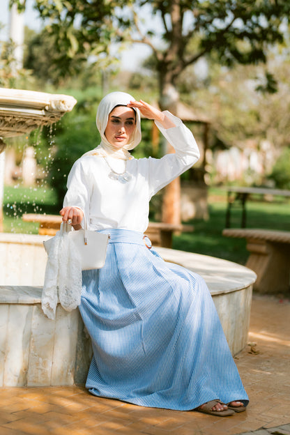 Luna Striped Skirt