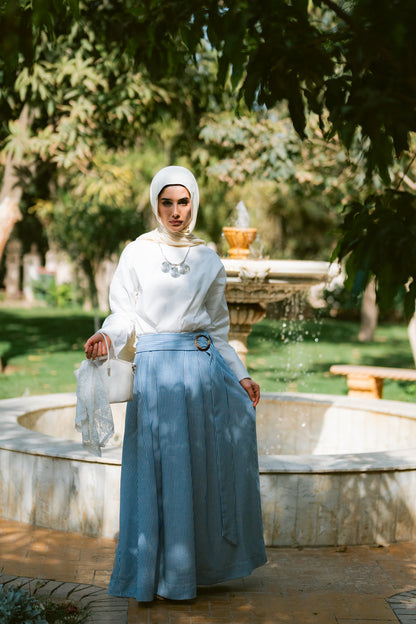 Luna Striped Skirt