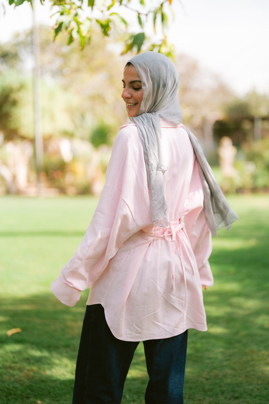 Air Linen Shirt In Pink