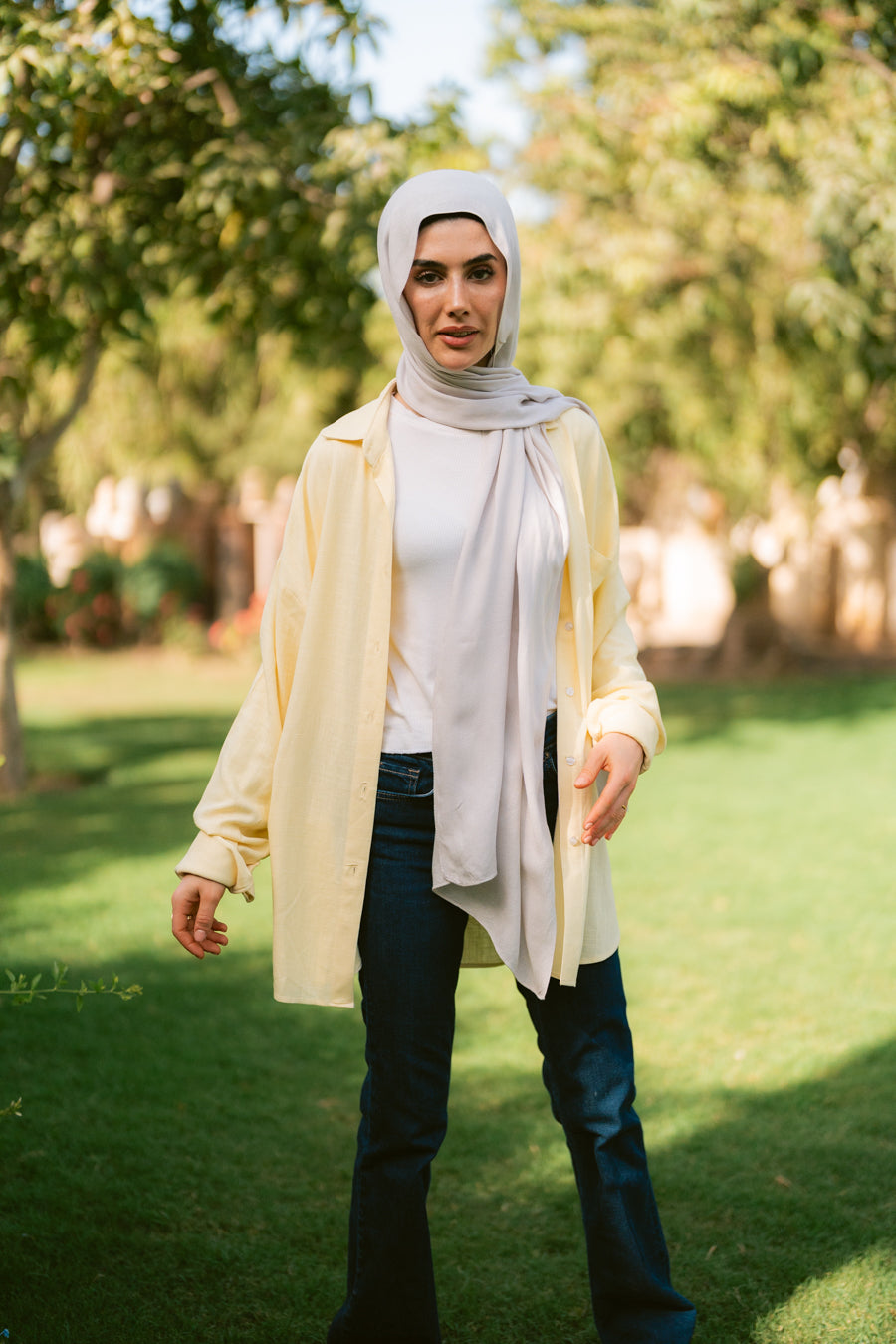Air Linen Shirt In Yellow