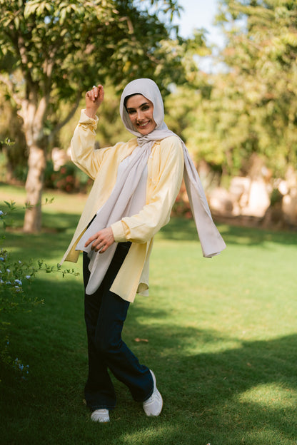 Air Linen Shirt In Yellow