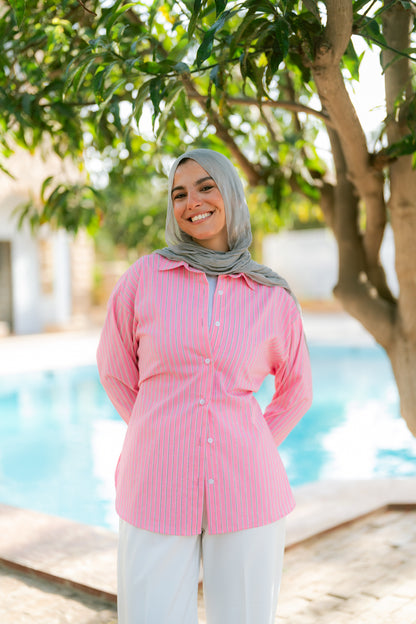Rosy Striped Shirt
