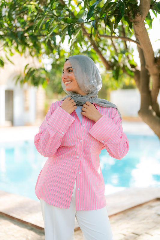 Rosy Striped Shirt