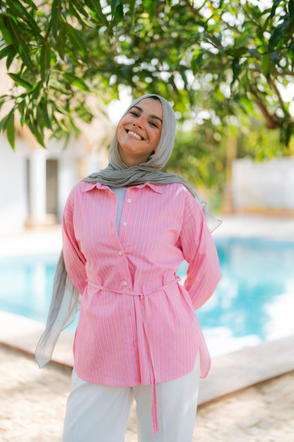 Rosy Striped Shirt