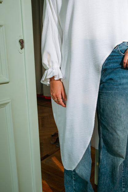 Elysian High Low Top In Off White