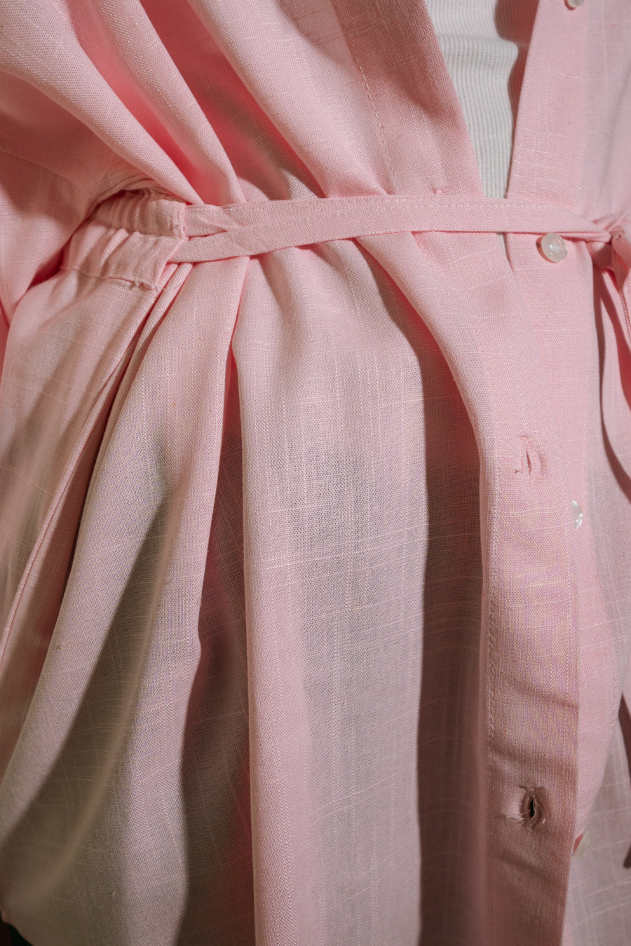 Air Linen Shirt In Pink