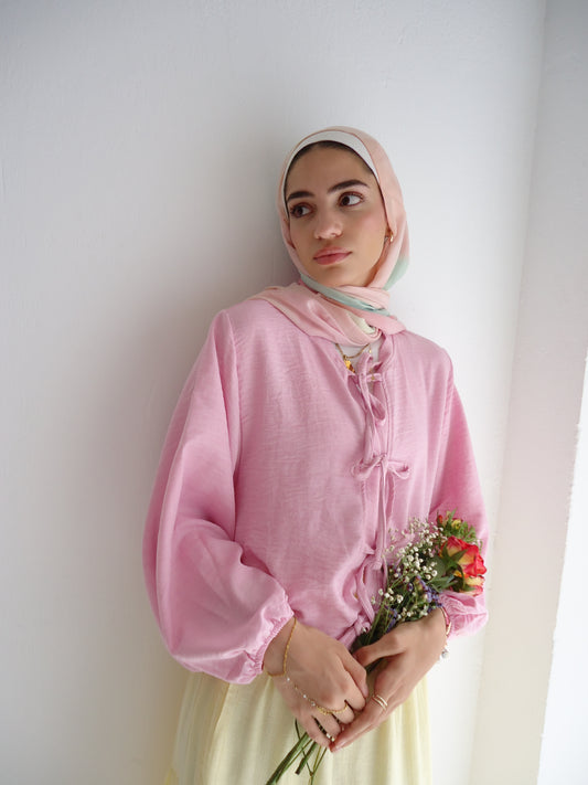 Iris Top In Pink