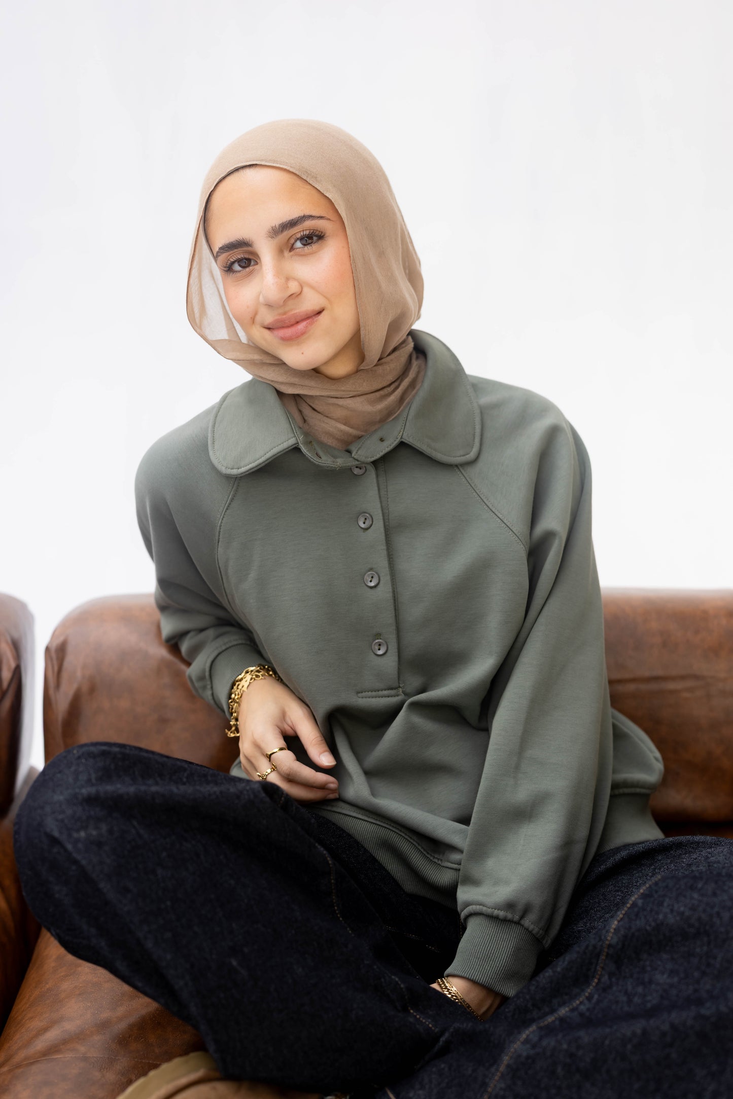 Ease Sweater in Green Matcha