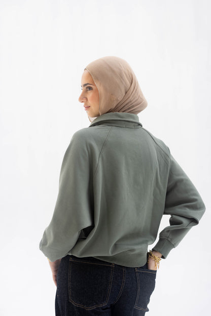 Ease Sweater in Green Matcha