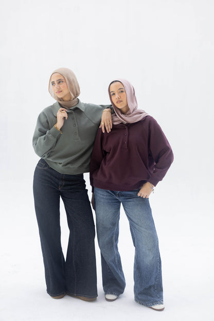 Ease Sweater in Green Matcha