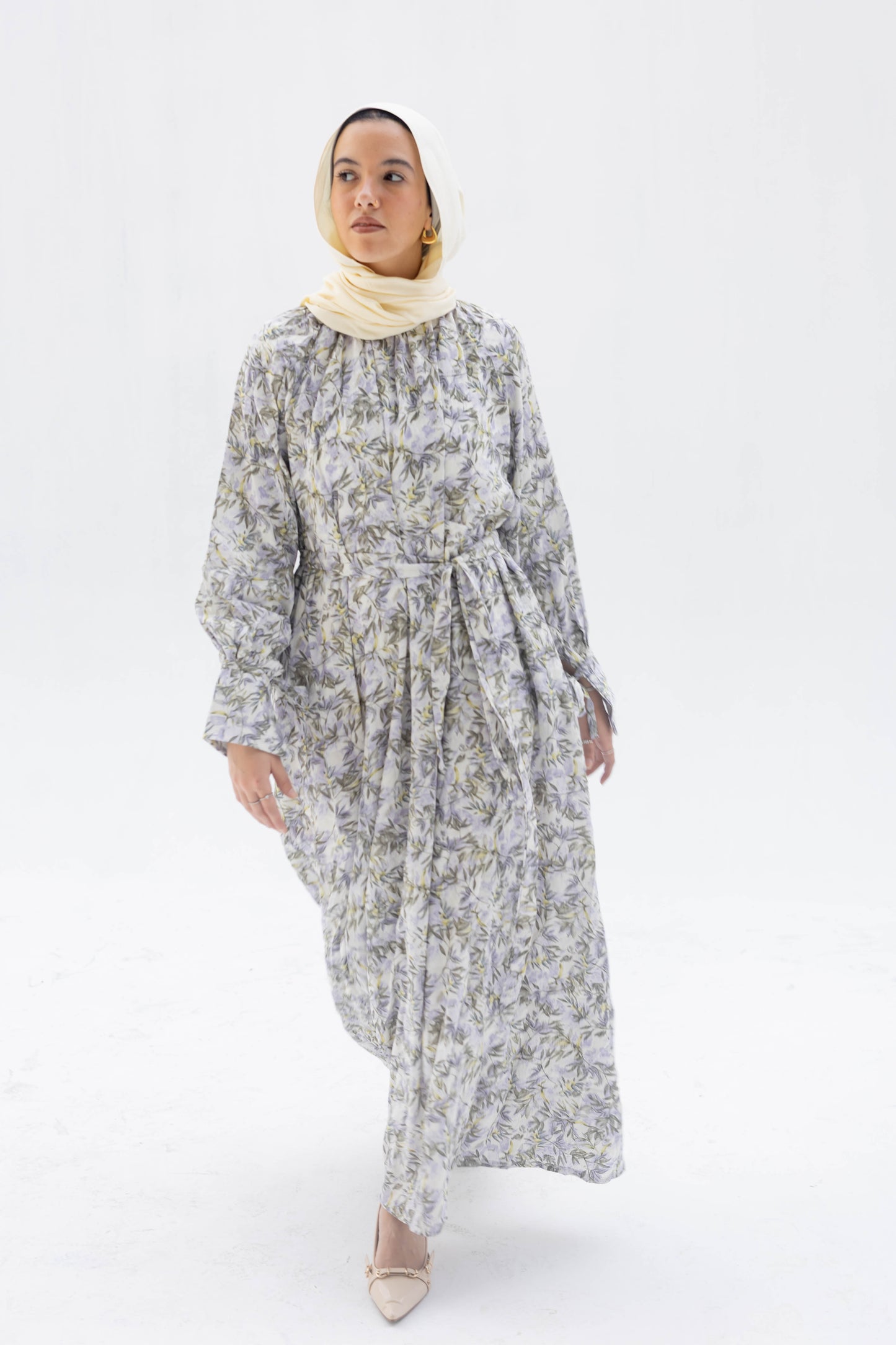Nawarah Dress In Lavender