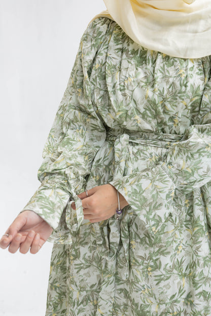 Nawarah Dress In Olive