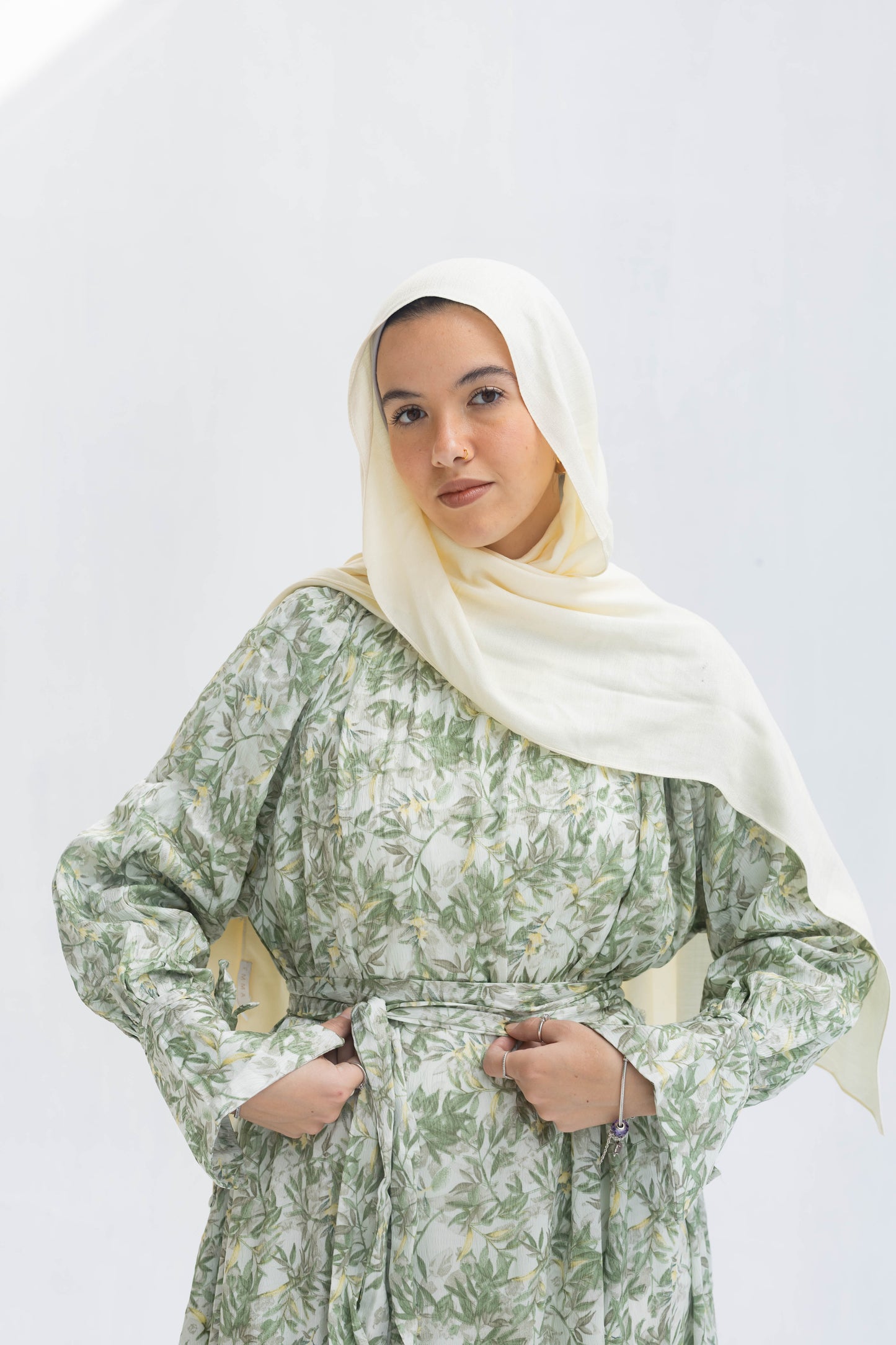 Nawarah Dress In Olive