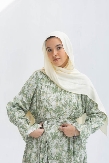 Nawarah Dress In Olive