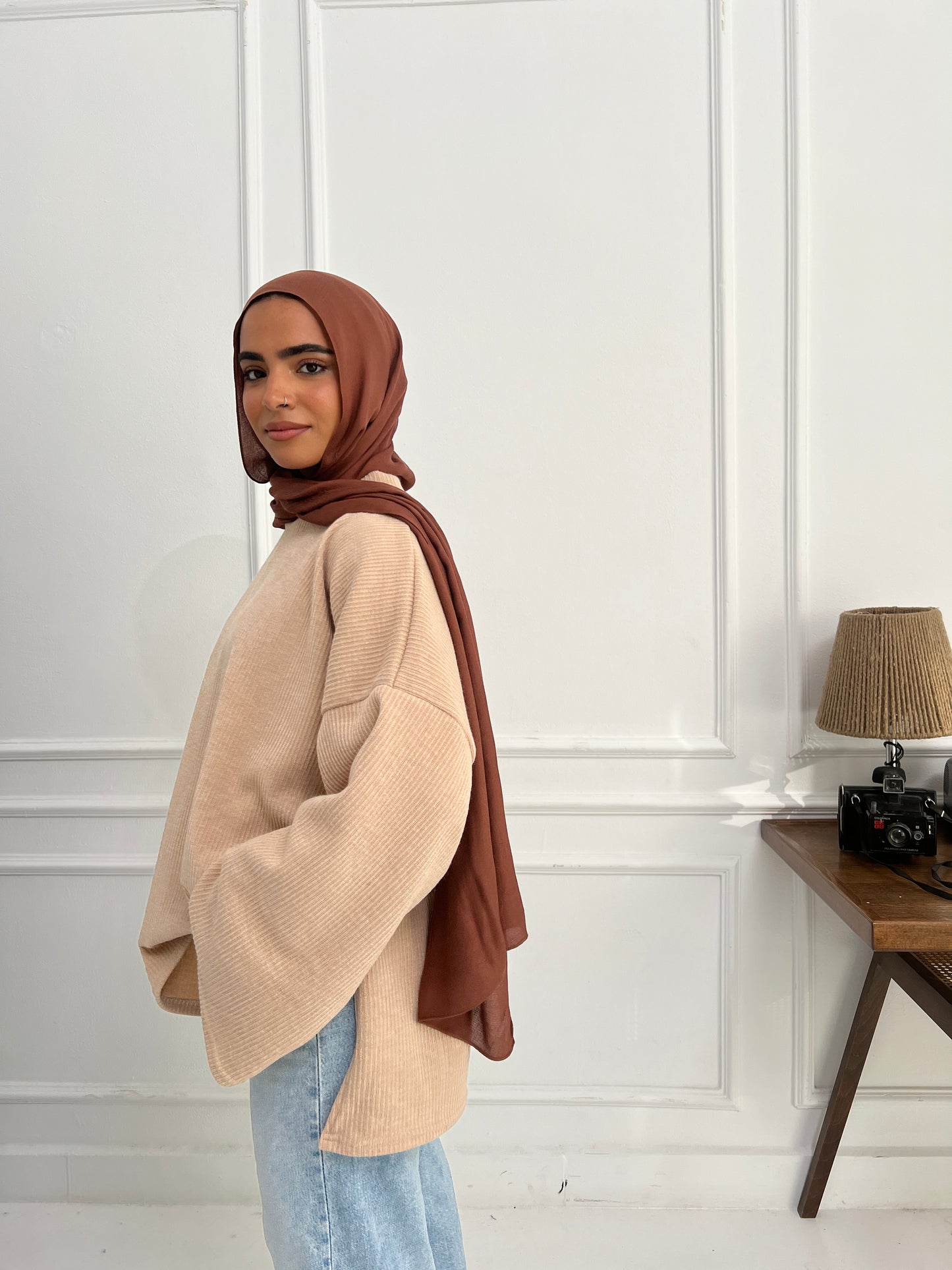 Rhea Sweater In Beige