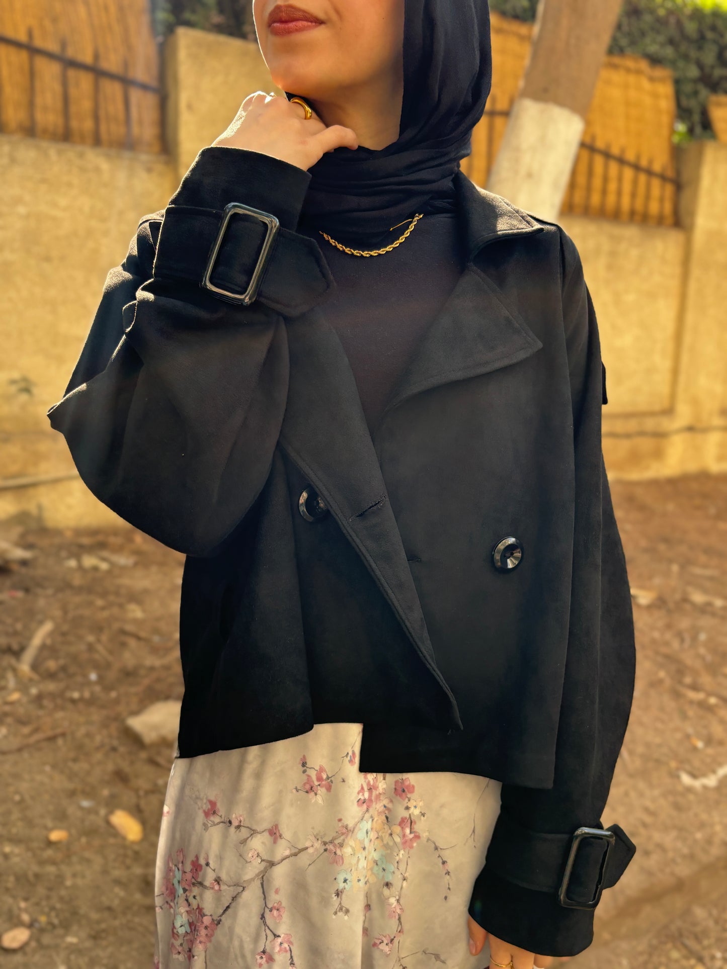 Trench It Coat In Black