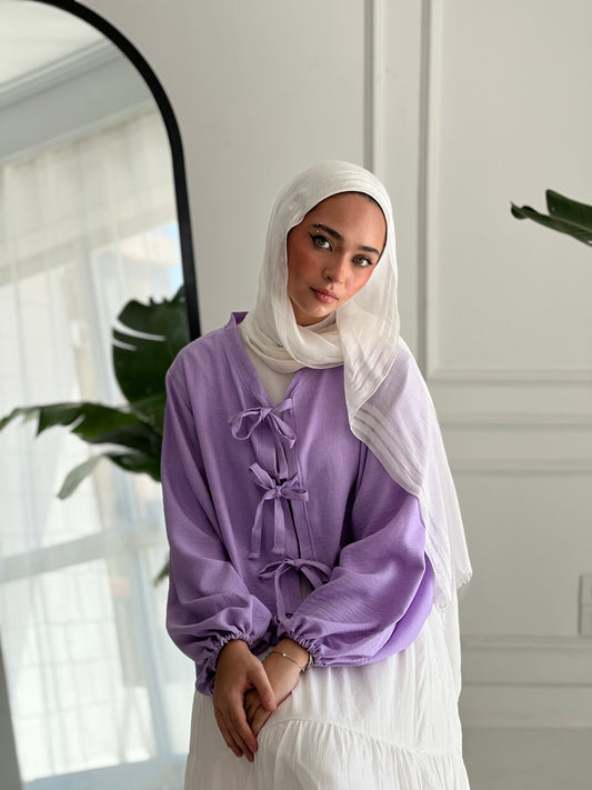 Iris Top In Lavender