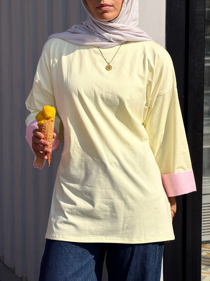 Mia Tee In Butteryellow