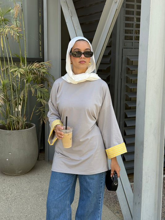 Mia Tee In Grey