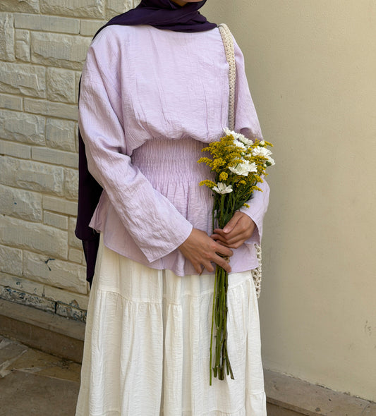 Cloudie Top In Lilac