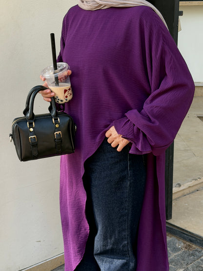 Elysian High Low Top In Purple