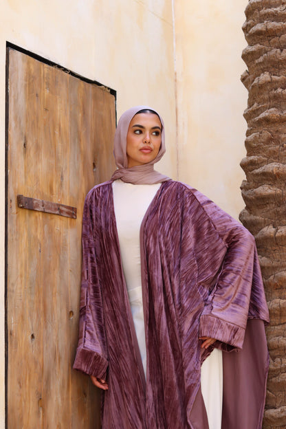 Zeina Shawl Kaftan In Cashmere