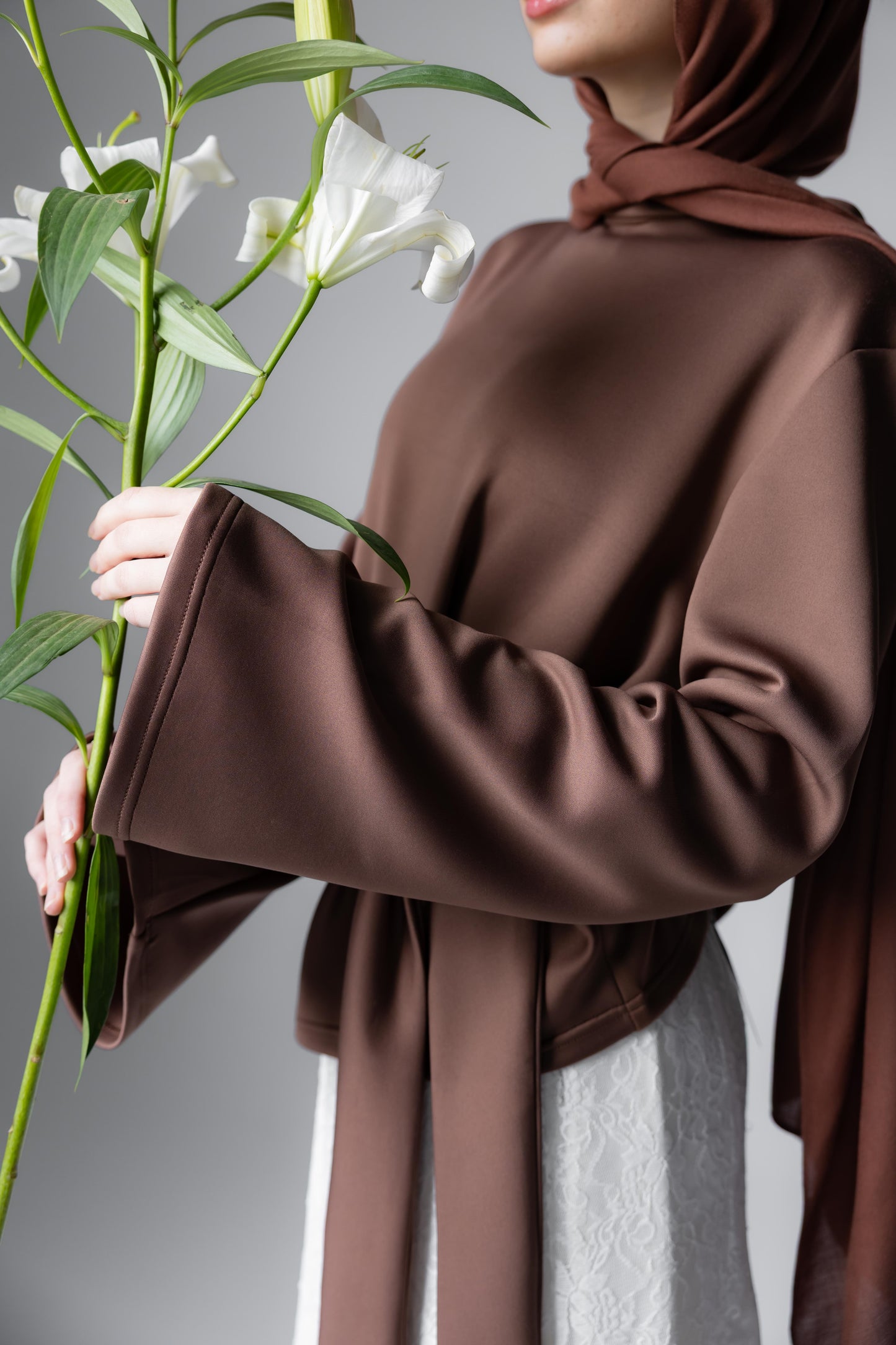 Elara Tie Top In Brown