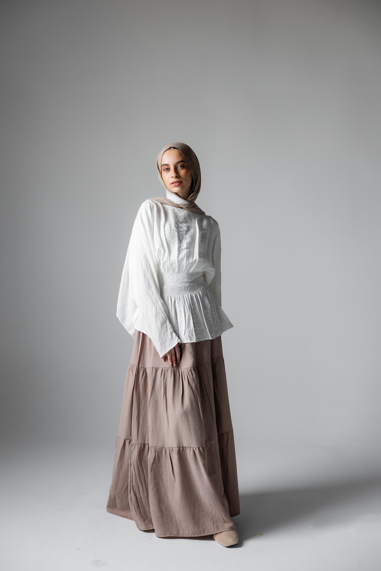 Midnight Breeze Skirt In Cafe