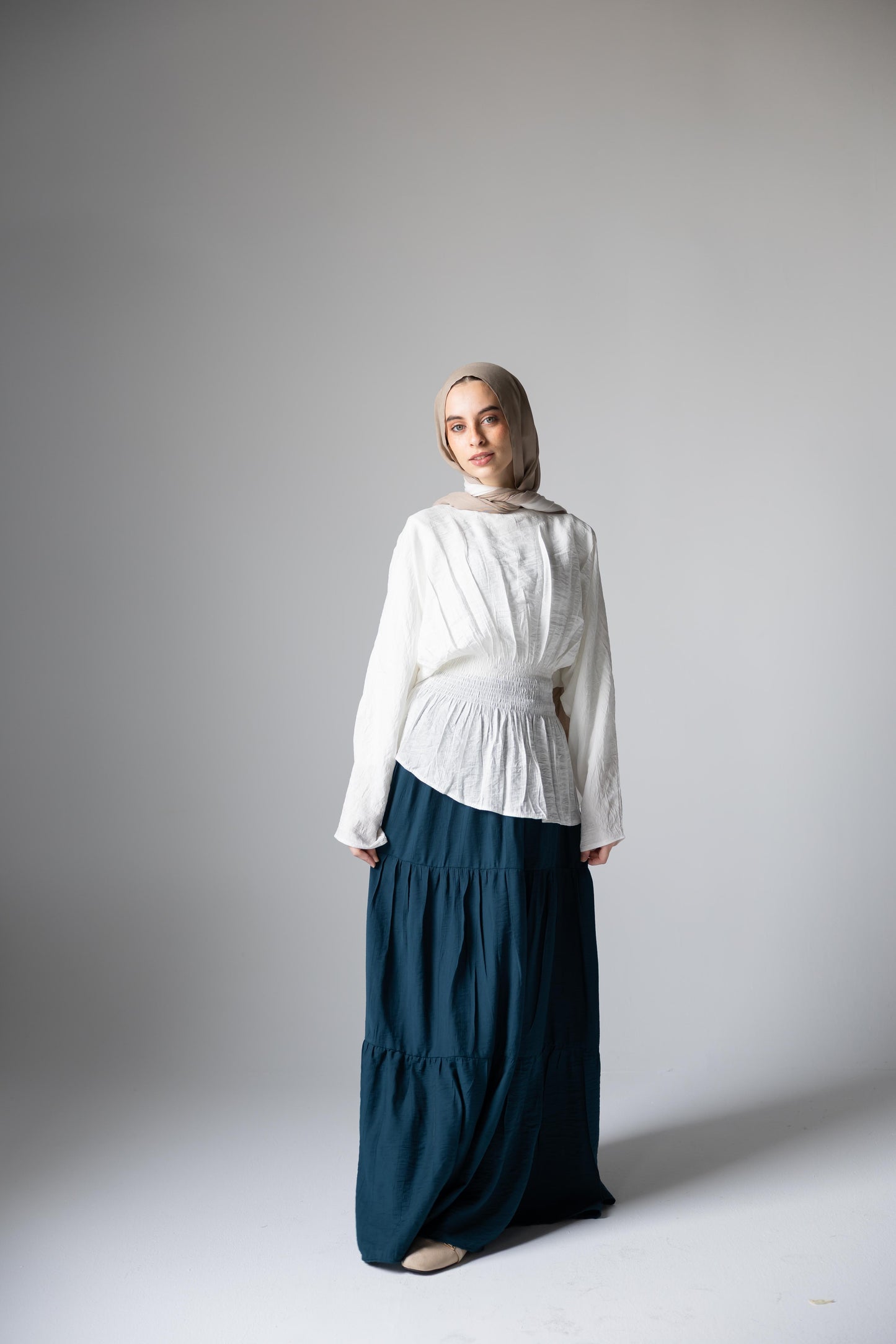 Midnight Breeze Skirt In Petroleum