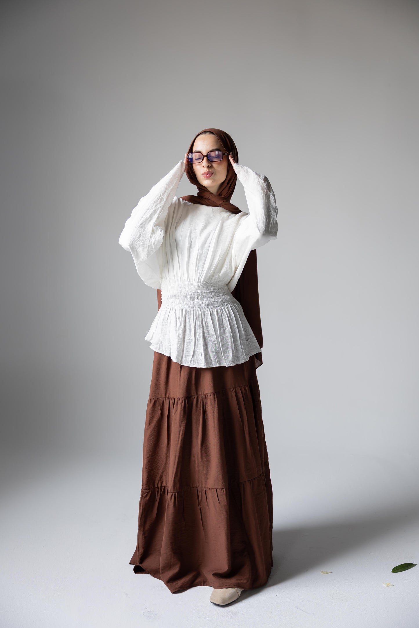Midnight Breeze Skirt In Chocolate