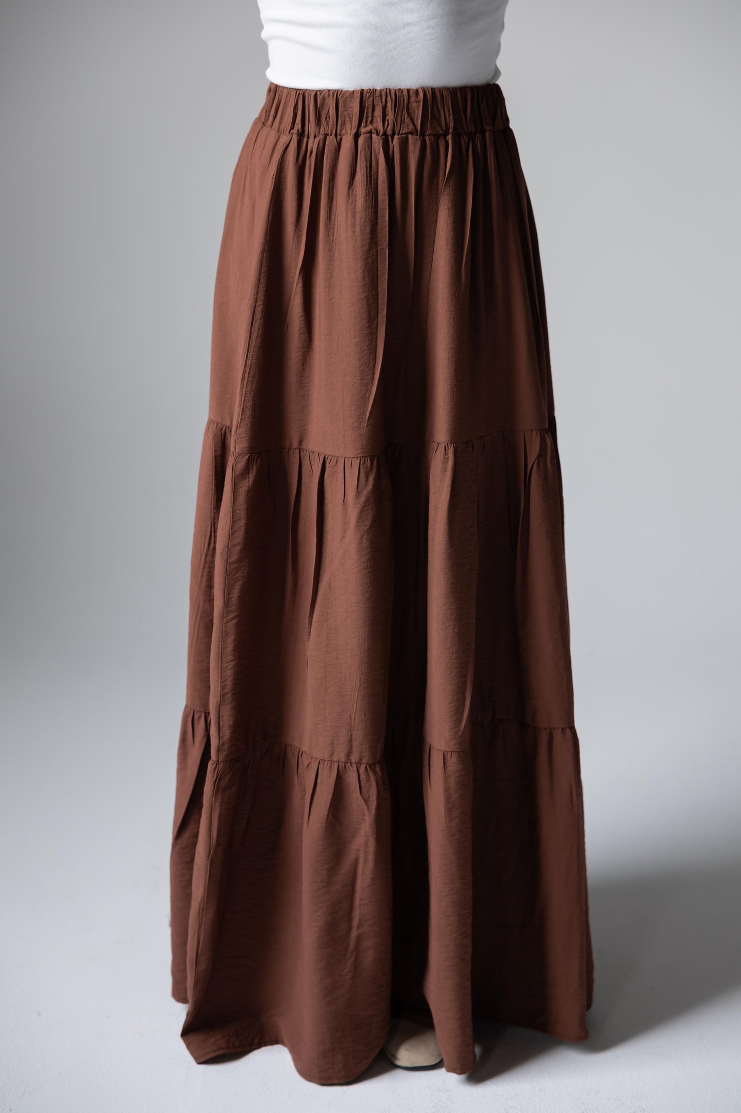 Midnight Breeze Skirt In Chocolate