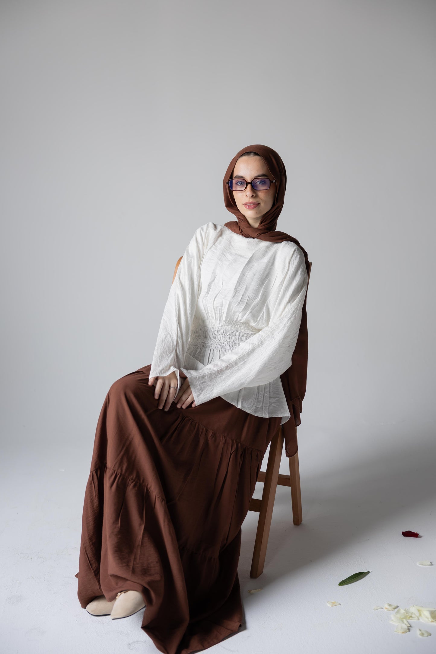 Midnight Breeze Skirt In Chocolate