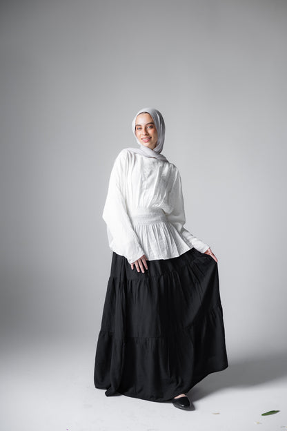 Midnight Breeze Skirt In Black