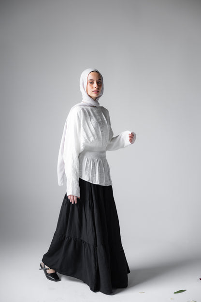 Midnight Breeze Skirt In Black