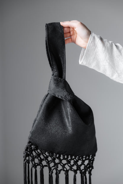 Noir Fringe Bag