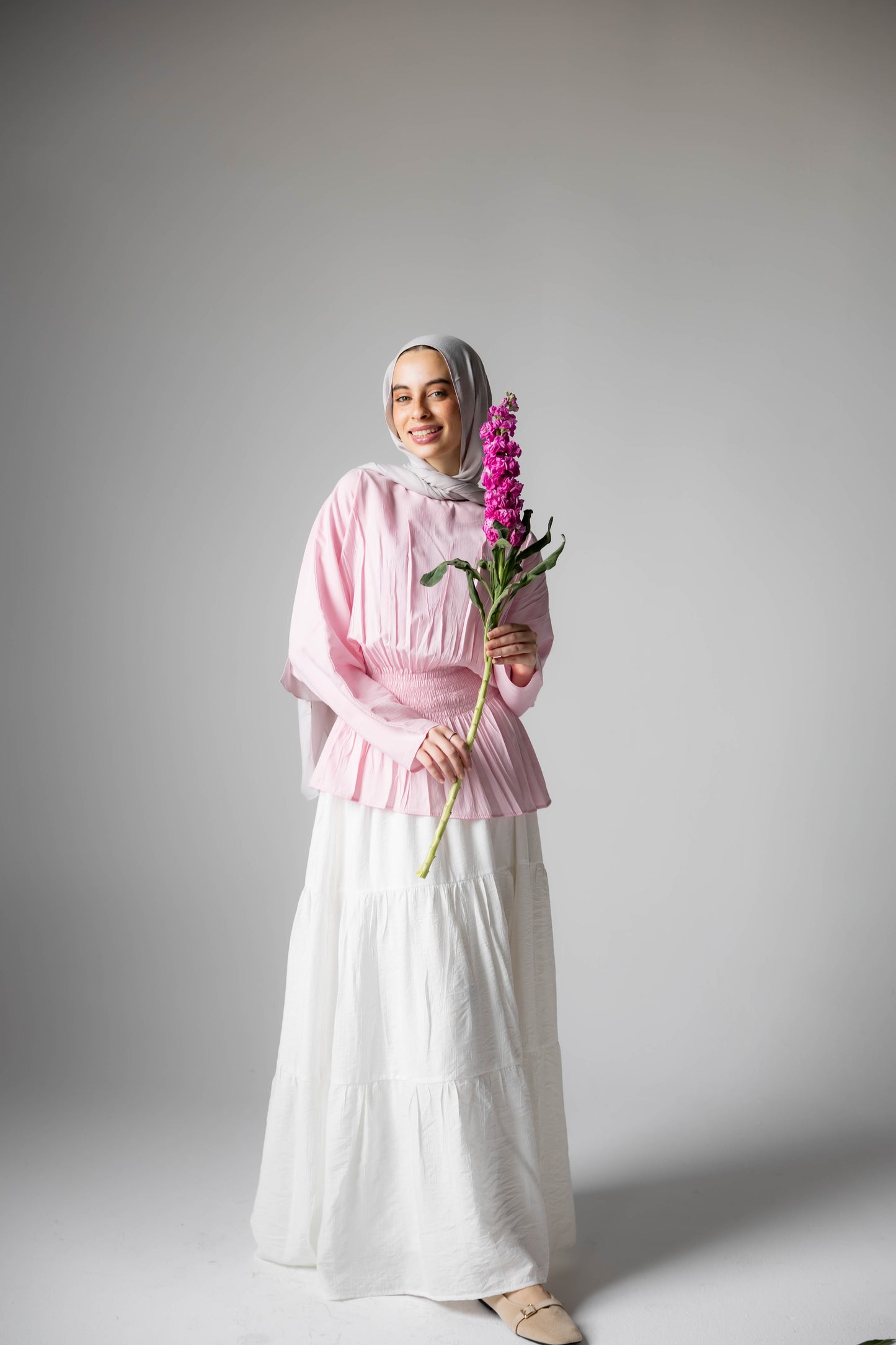 Pastel Breeze Skirt In Off-White