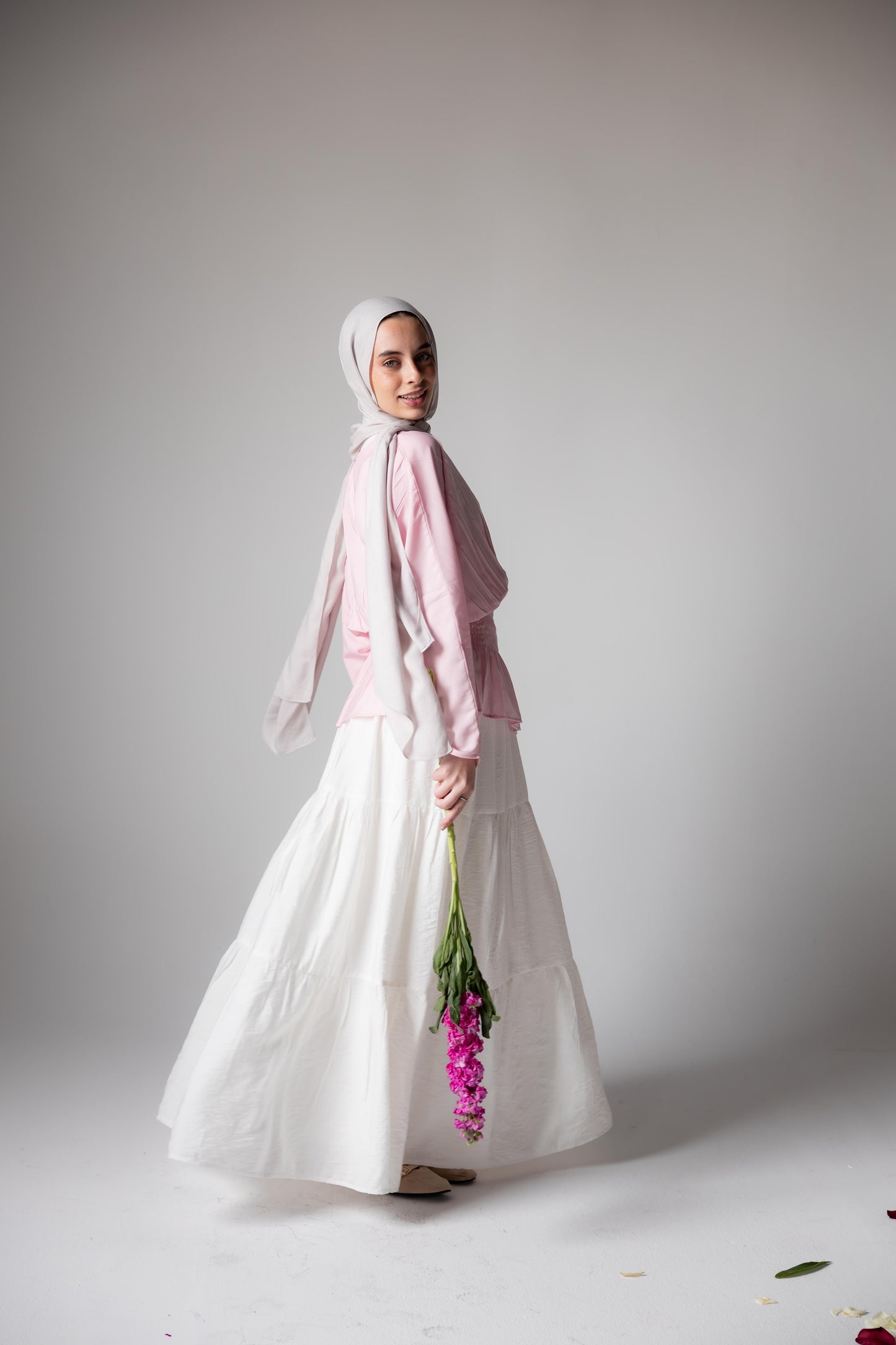 Pastel Breeze Skirt In Off-White