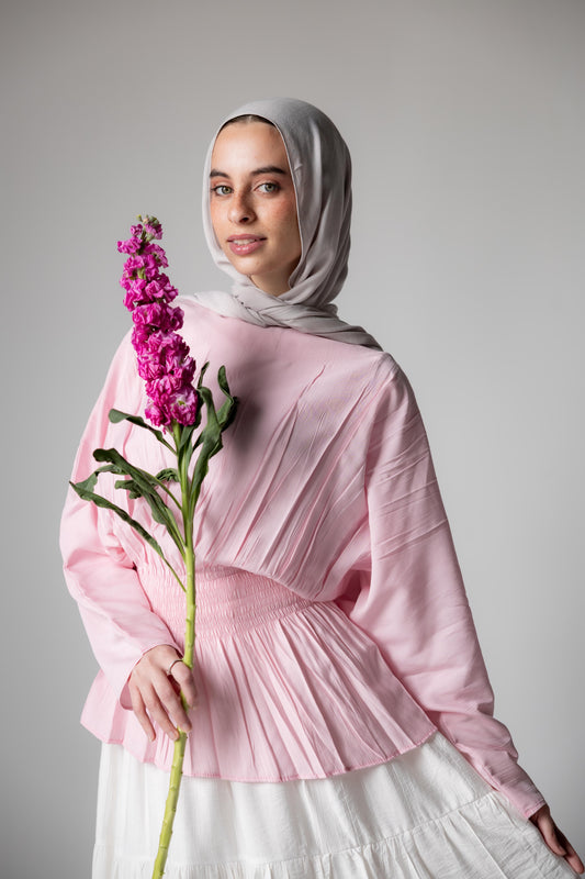 Cloudie Top In Pink