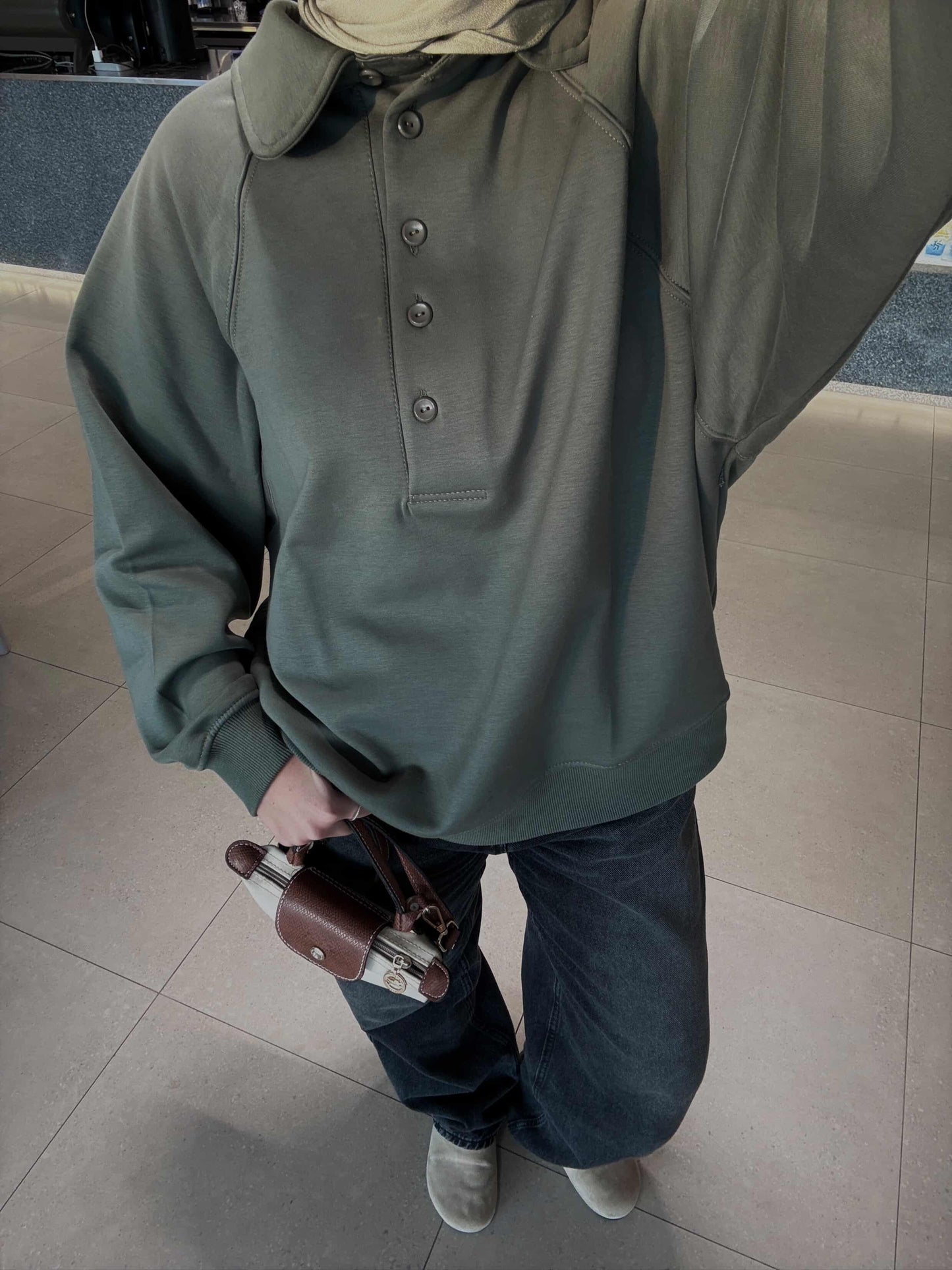 Ease Sweater in Green Matcha