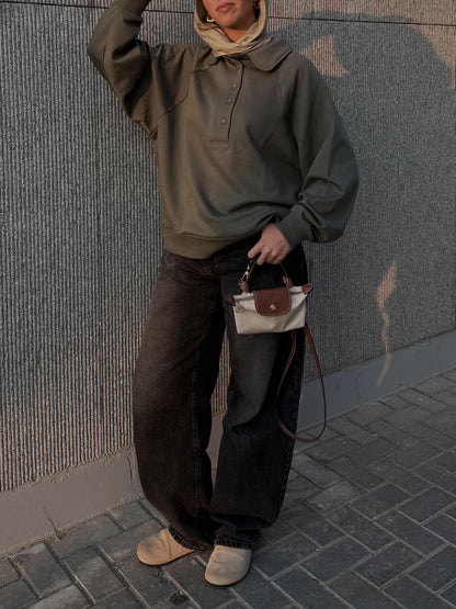 Ease Sweater in Green Matcha