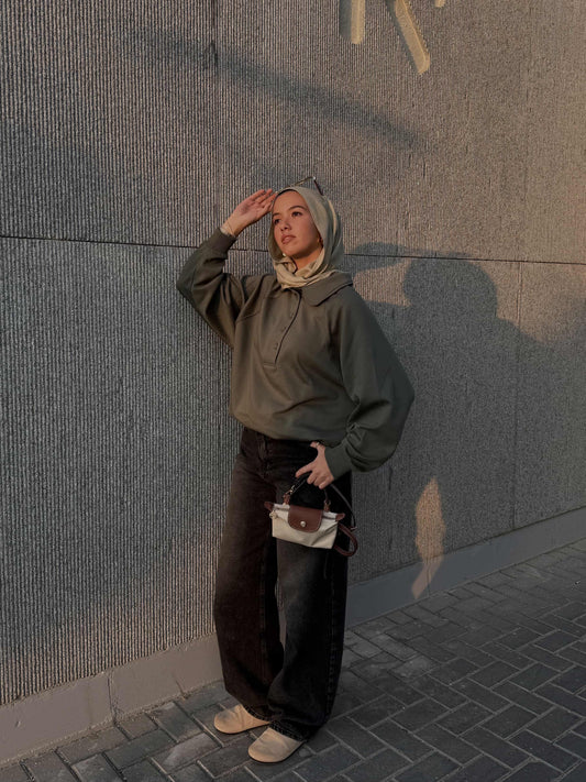 Ease Sweater in Green Matcha