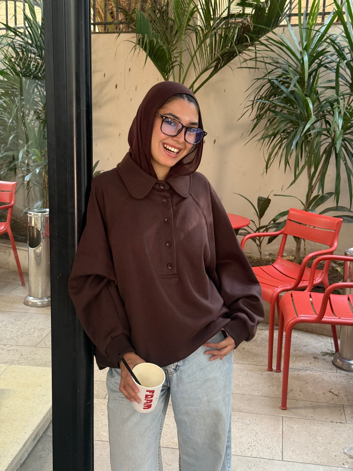 Ease Sweater in Coffee Bean