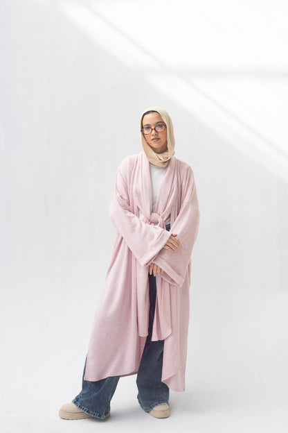 Freya Shawl Cardigan In Pink